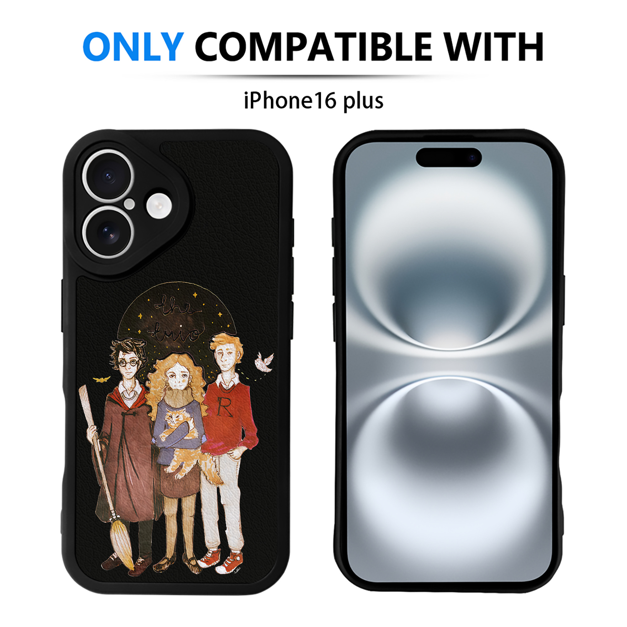（画像用） Harry Potter ハリー・ポッターシリーズ 【iPhone 16シリーズ対応】シリコンスマホケース（レザー調） 材質：シリコン